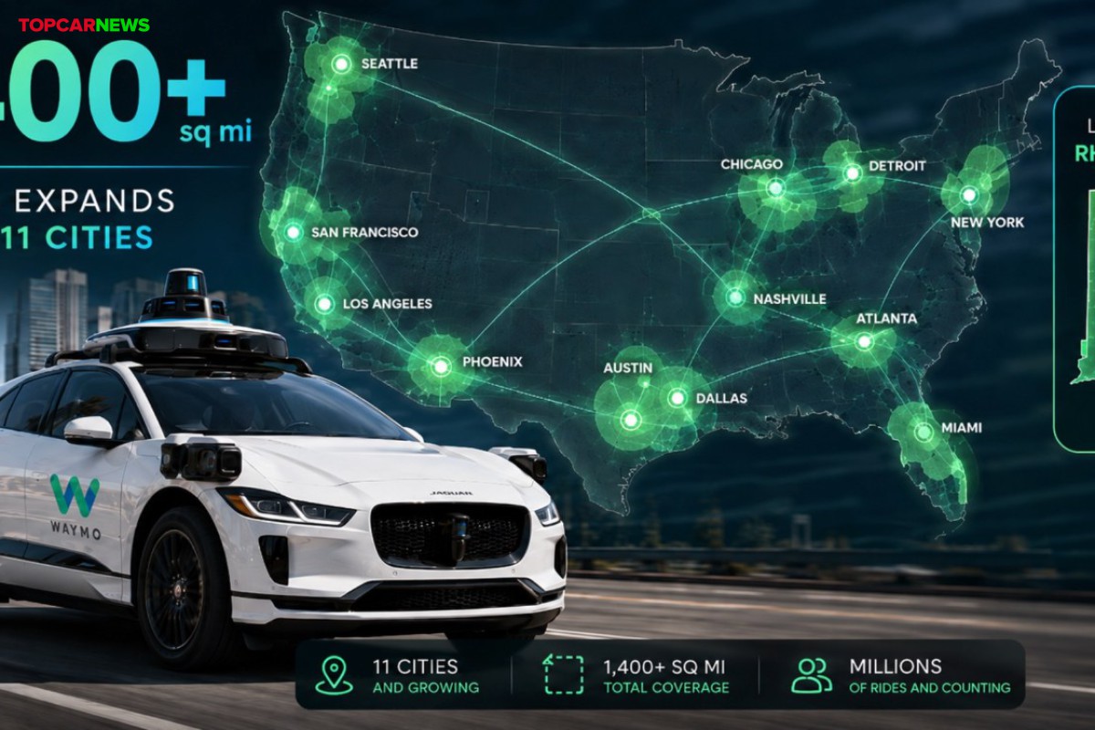 Waymo expands robotaxi coverage more than 20% — larger than Rhode Island