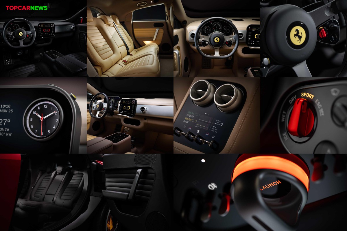 2027 Ferrari Luce interior and exterior picture gallery