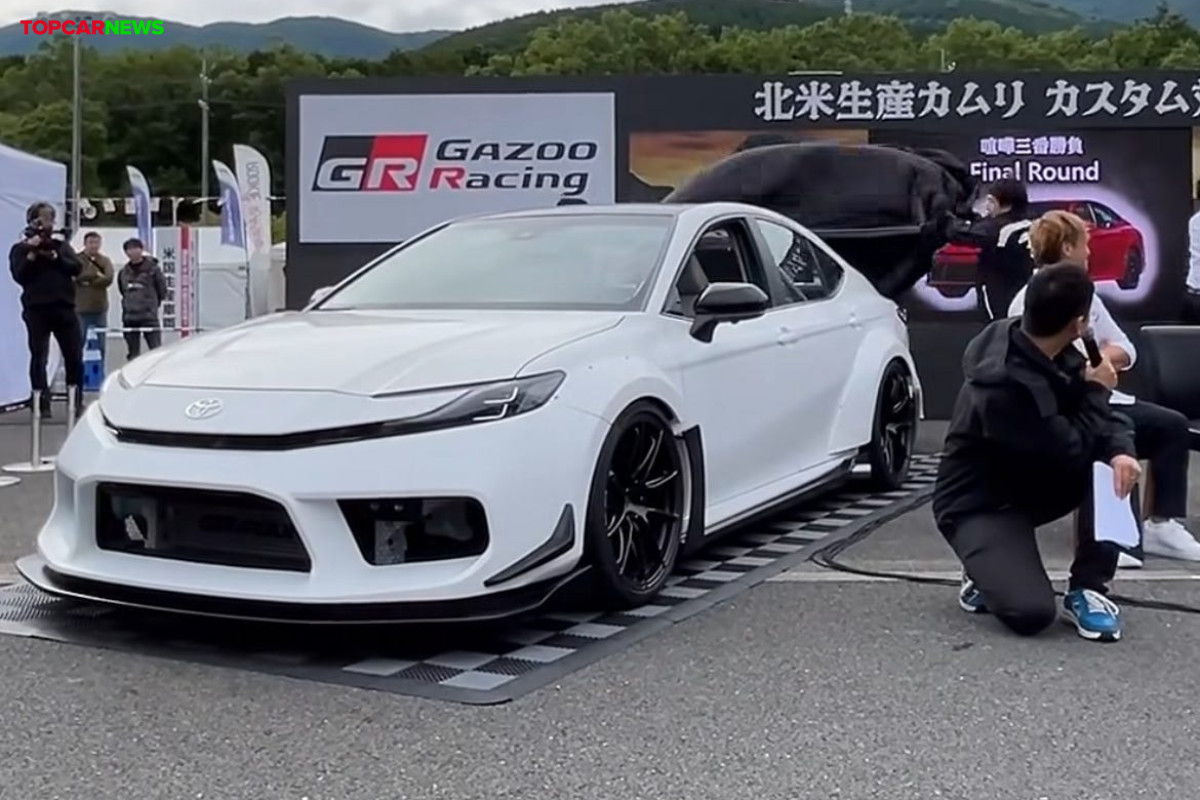 Toyota Creates 7-Cylinder, 700-Horsepower Camry Concept With Twin Engines