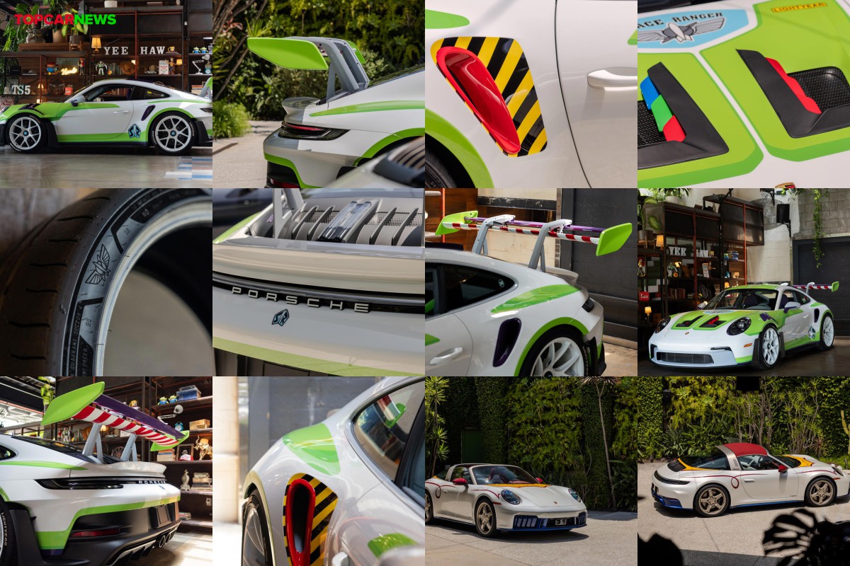Toy Story 5 premieres with three personalized Pixar Porsches