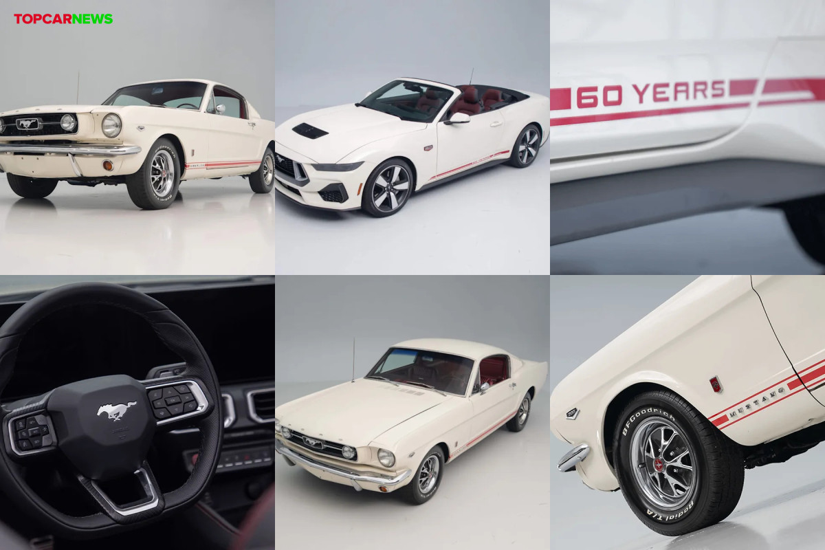 Ends at Midnight Tonight: Mustang Giveaway Pairs Rare 1966 Fastback With 2025 Anniversary Convertible