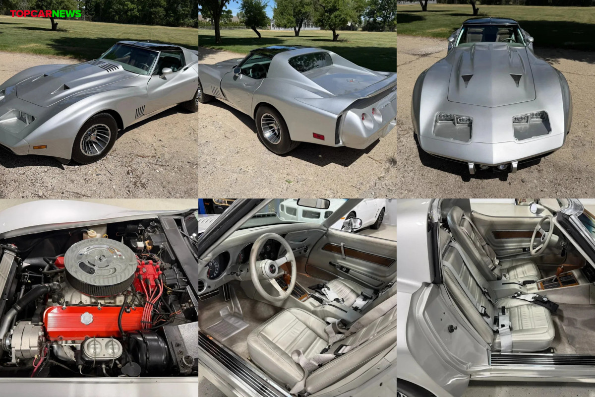 This One-Of-One '74 Corvette Crams a 502-HP Crate V8 Into a Greenwood Wide Body, and It's Yours for $38,995