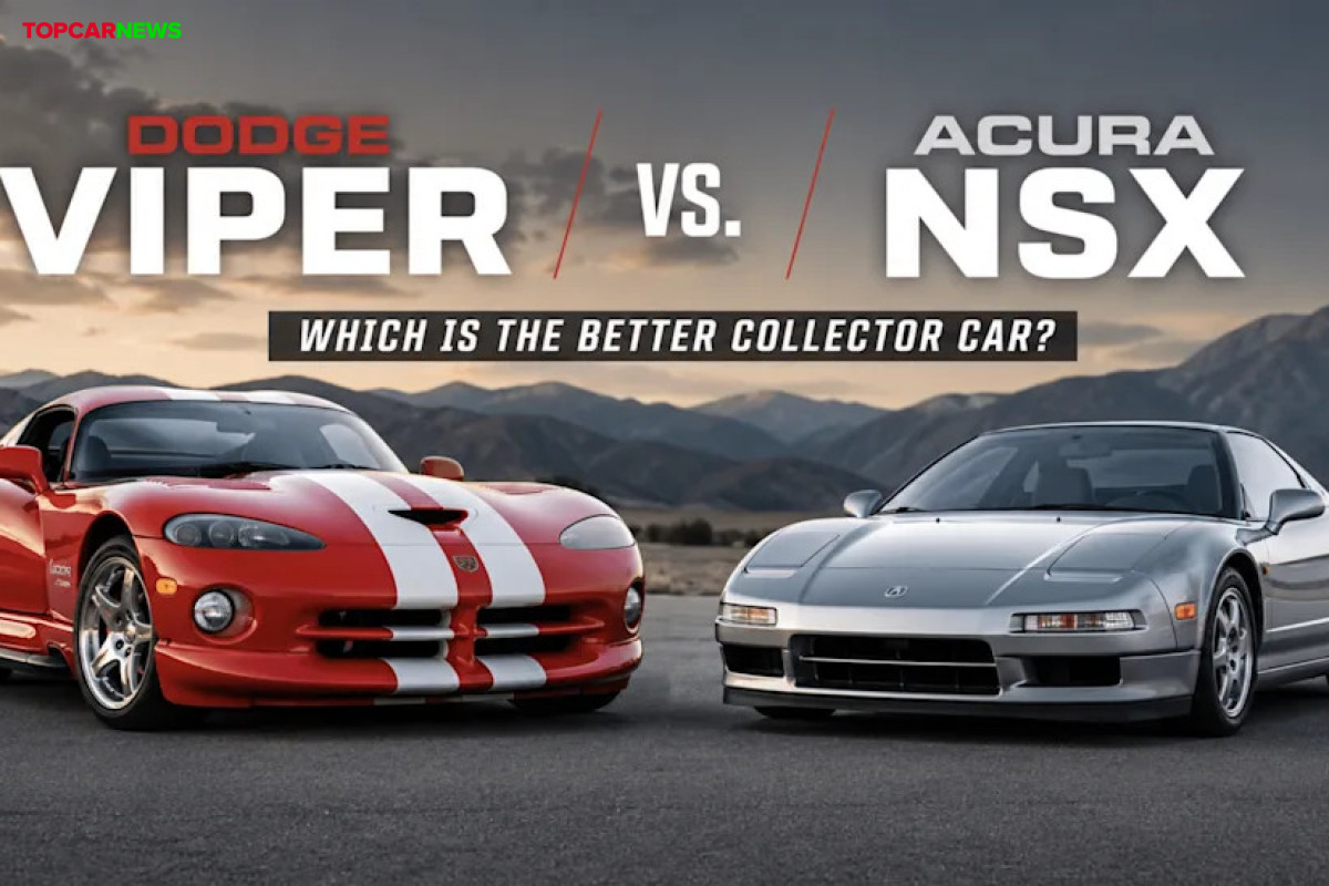 Dodge Viper vs Acura NSX: Which Is The Better Collector Car?