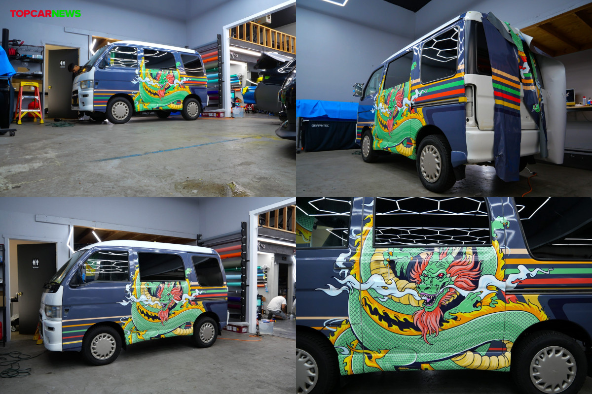 A Lonely Island Member Bought This Cool Dragon-Themed JDM Kei Van