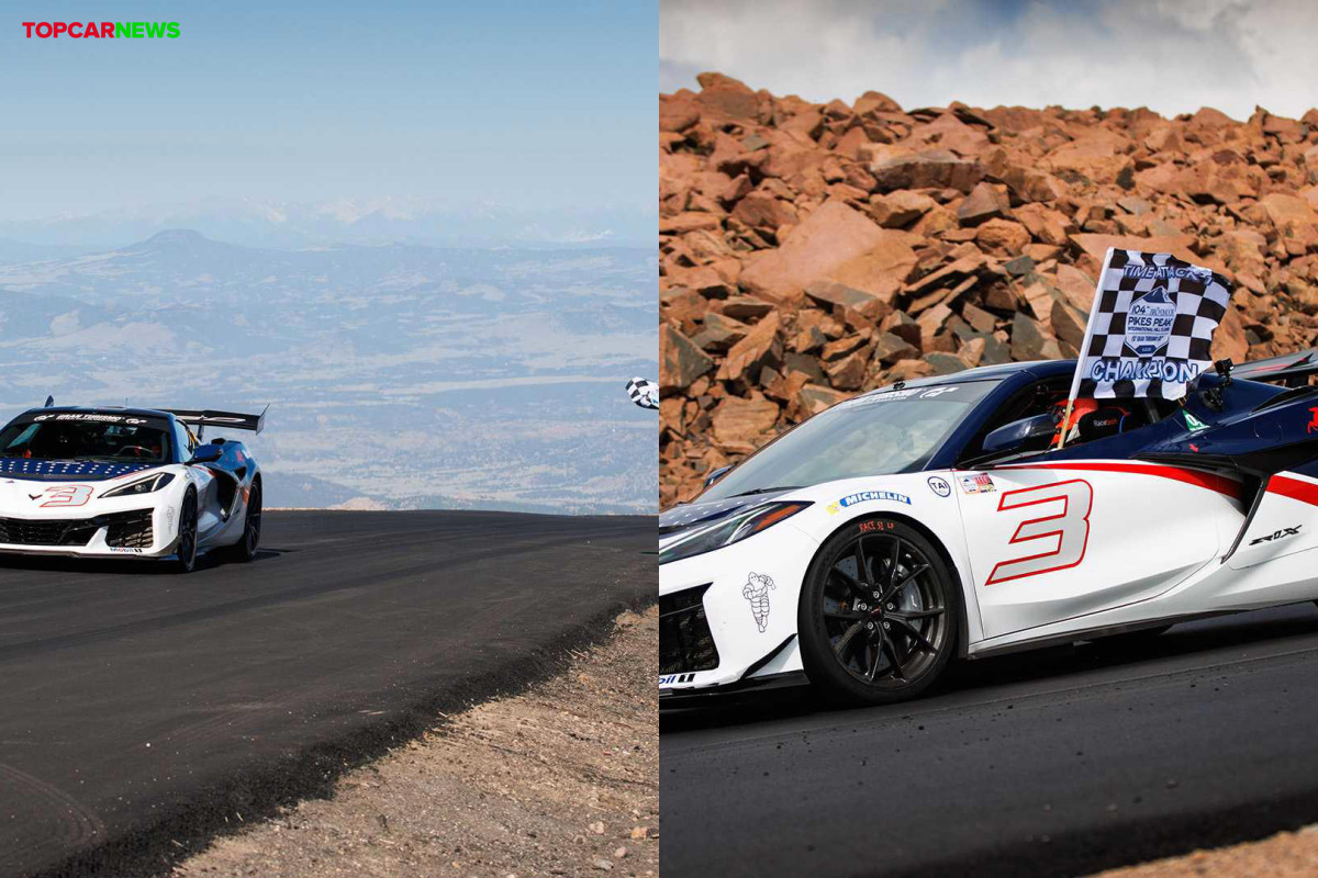 Corvette ZR1X absolutely destroyed the Pikes Peak production car record