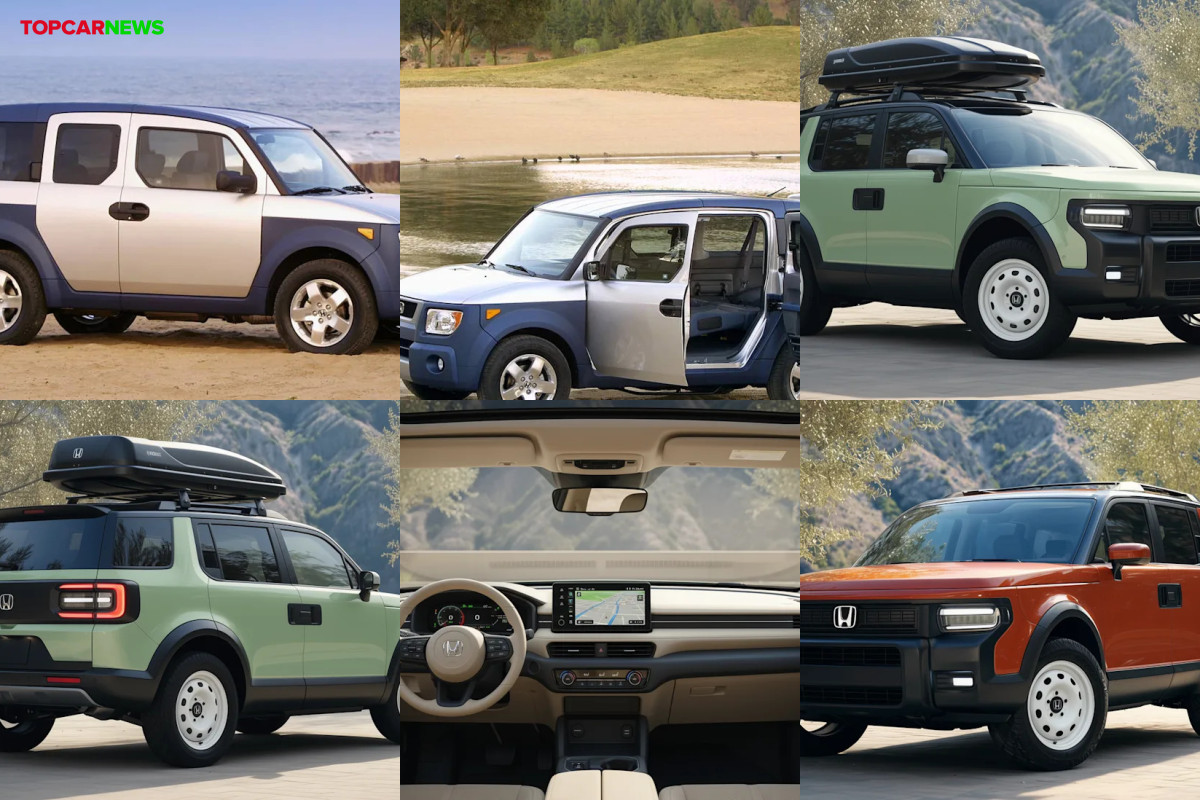 Honda Element Reportedly Coming Back As A Hybrid To Fight The Ford Bronco Sport—Here's What It Could Look Like