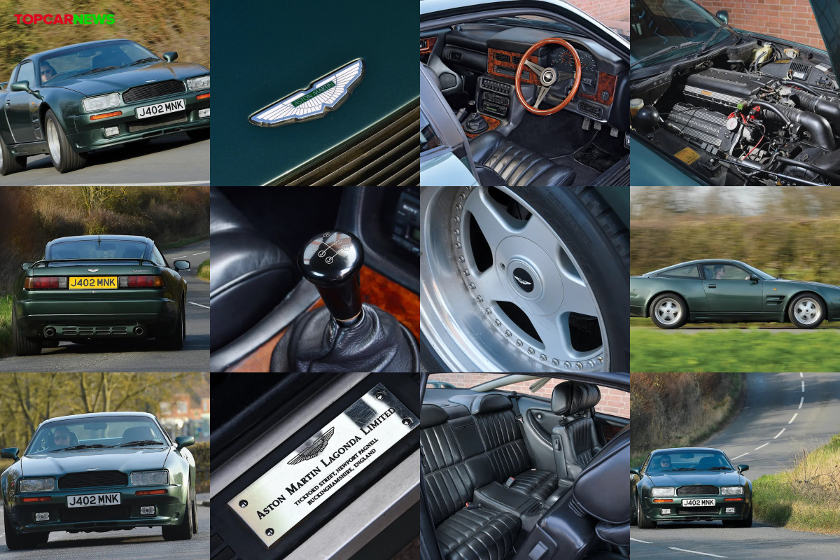 Awesome Aston Martin Virage 6.3 driven