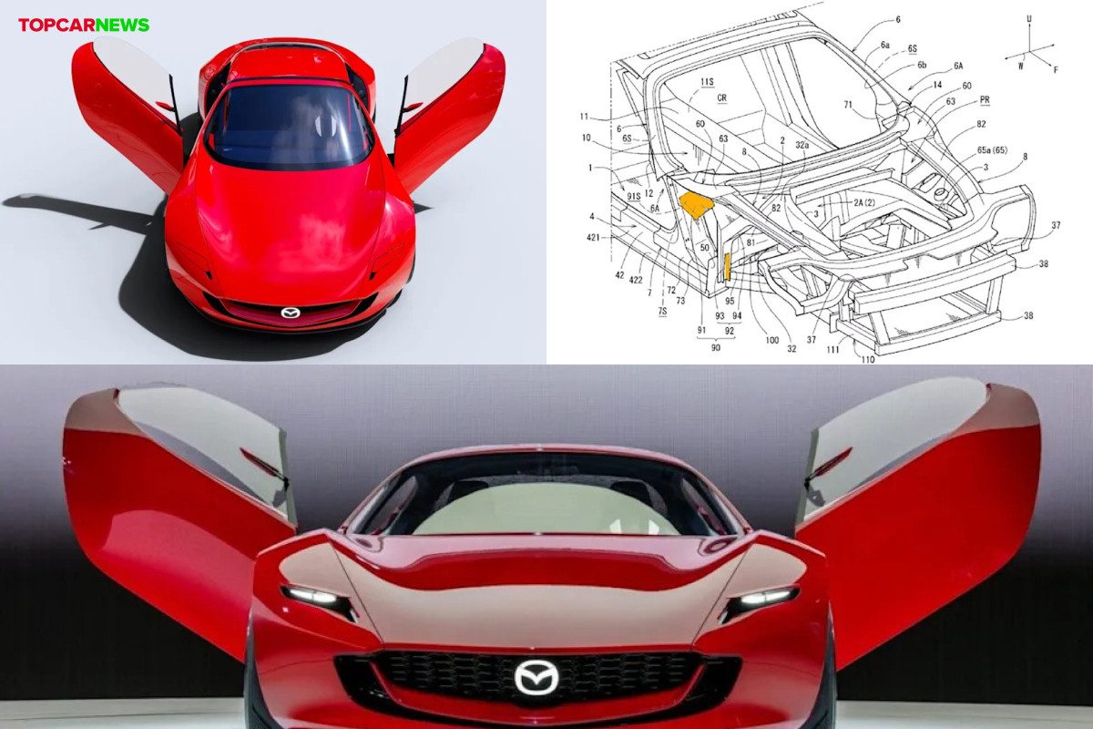 Mazda Sports Car Patents Have Butterfly Doors... But No Rotary Engine In Sight