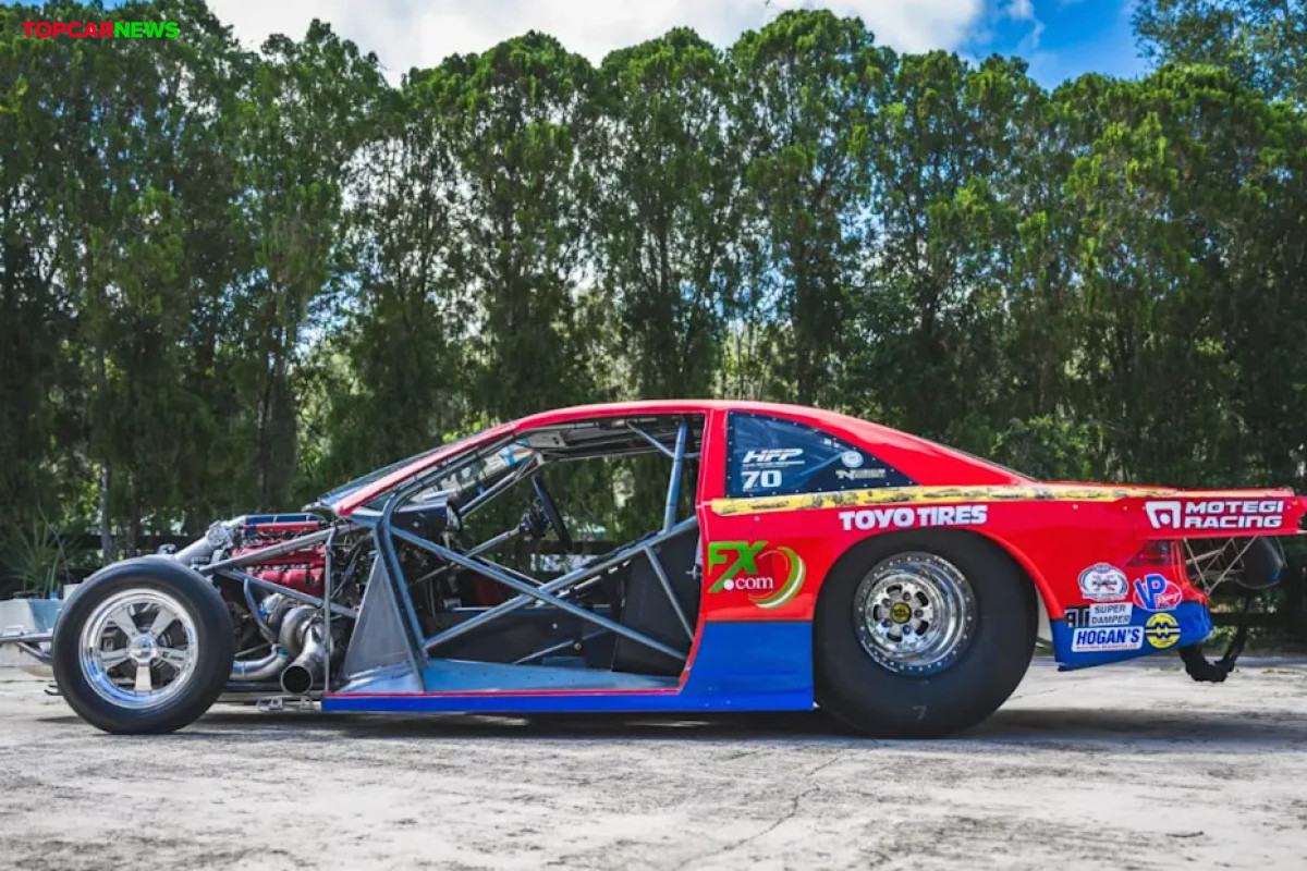 Record-Setting AEM Honda Civic Drag Car Resurfaces at Auction After Years in Police Custody