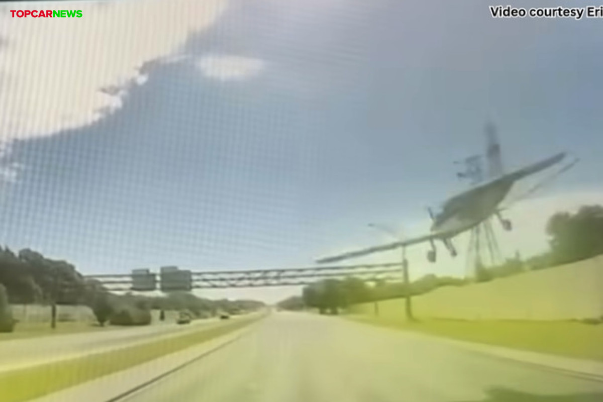 21-Year-Old Flight Instructor Successfully Threads The Needle Through Highway Signage In Emergency Landing