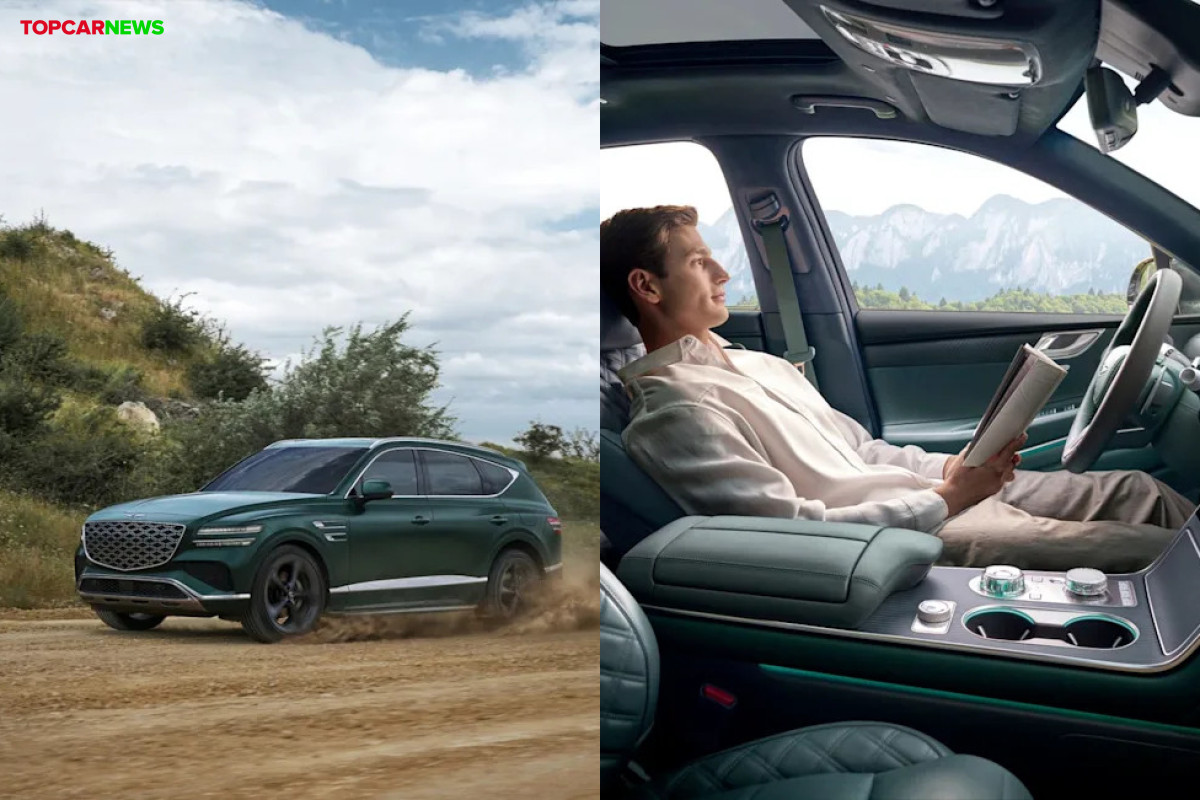 Genesis Finally Throws Its Hat Into the Hybrid Powertrain Ring with the 347-HP GV80 Hybrid