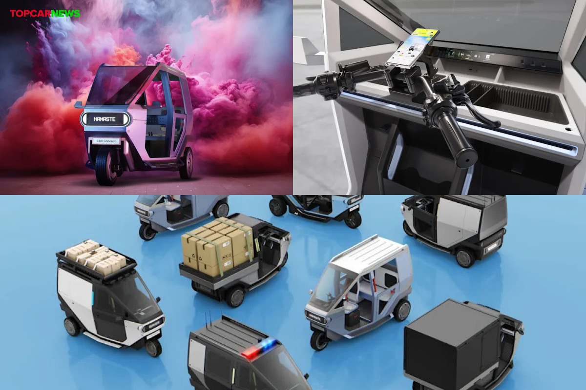 Hyundai's New Workhorse is This Futuristic-Looking Three-Wheeled Electric Cutie