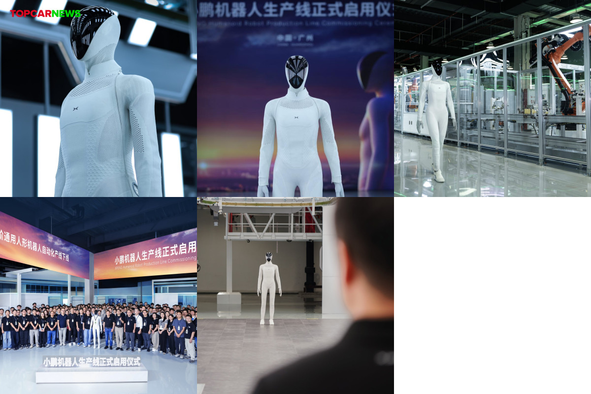 XPENG IRON Autonomously Walks Off Production Line