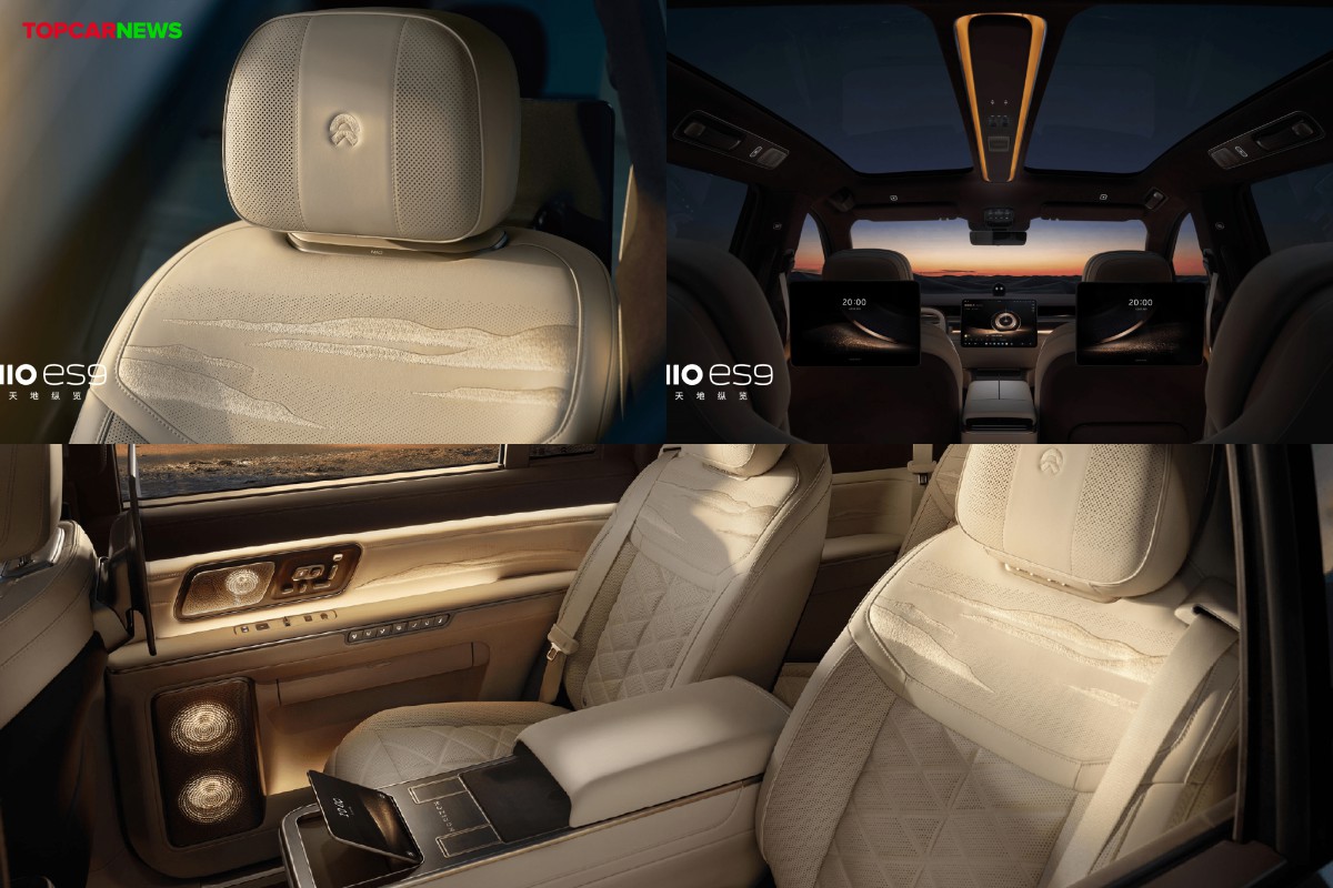 NIO ES9 Interior Design Details Revealed, Features Dual Skylights ...