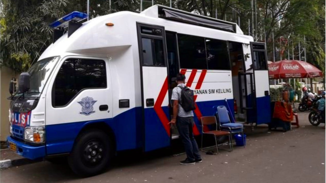 SIM Keliling Minggu 28 Desember 2025, Cek Dua Lokasi Layanan di Jakarta dan Tangsel