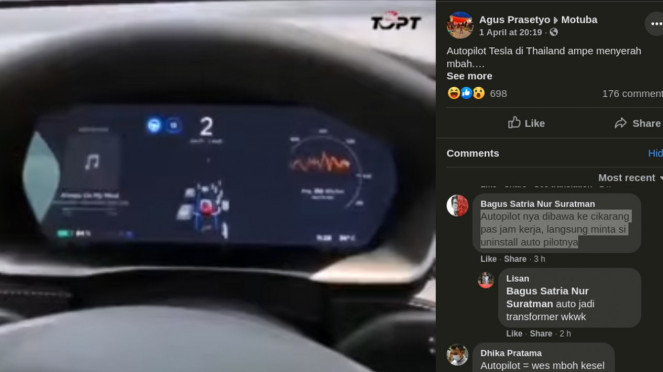 Heboh! Ada 2,9 Juta Tesla Alami Kecelakaan Saat Menggunakan Mode Autopilot