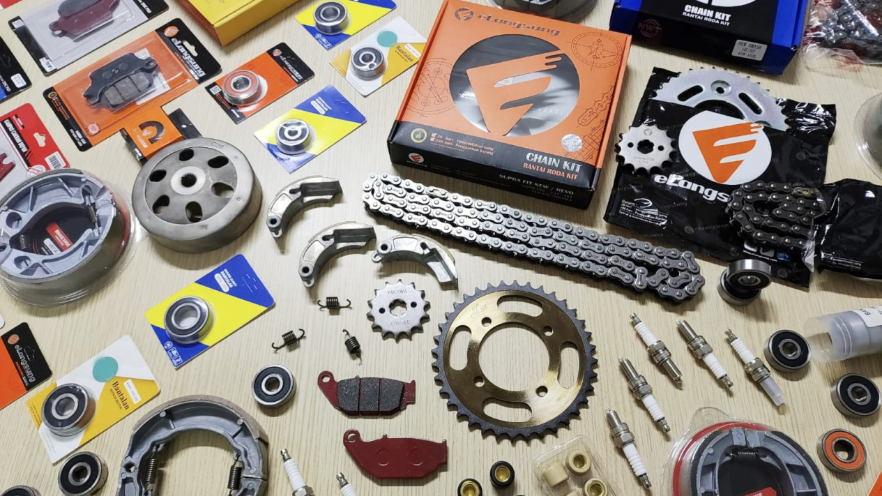 Mencari Suku Cadang Motor Kini Tidak Susah seperti Dulu