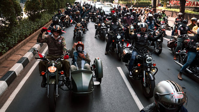 Parade Motor Terpanjang Siap Gebrak Jember