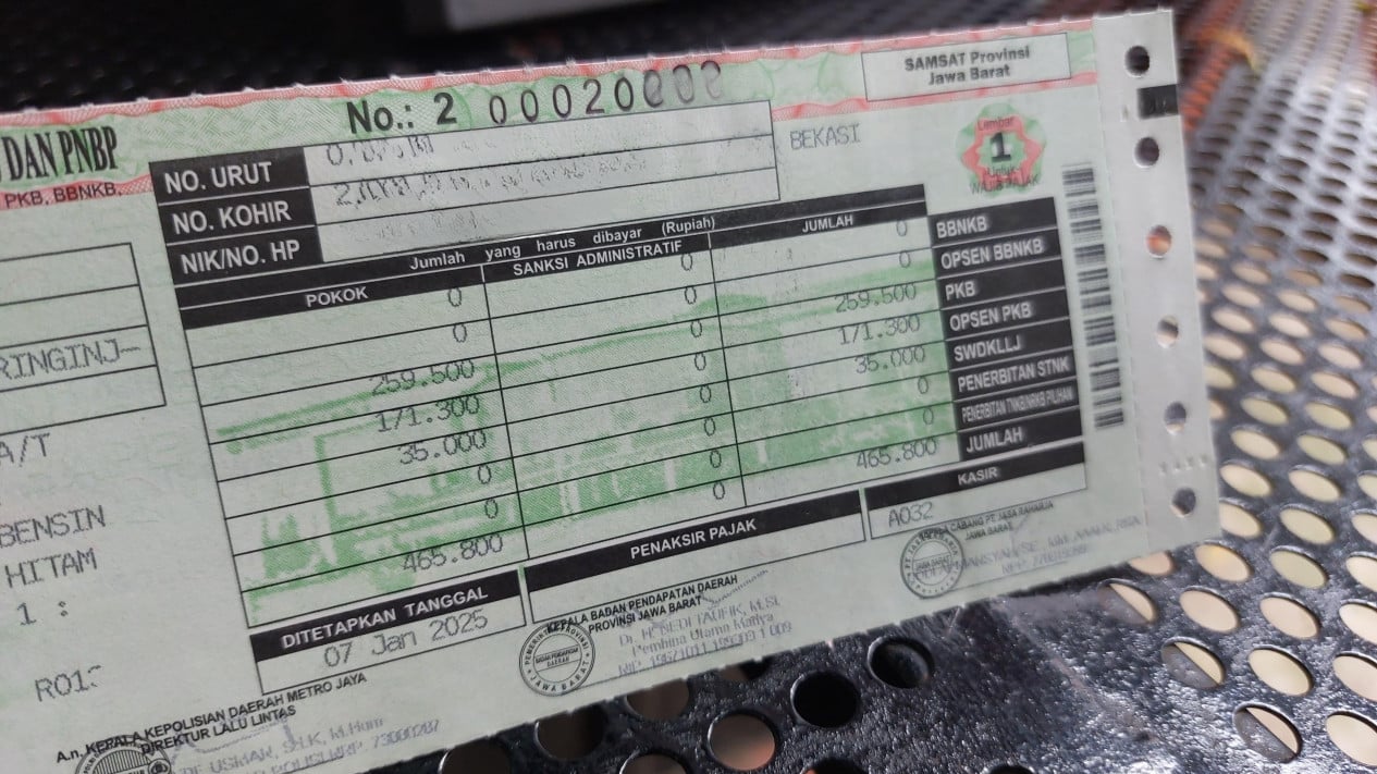 Bayar Pajak Kendaraan Bakal Semudah Beli Pulsa