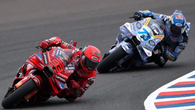 MotoGP Aragon 2025: Di Depan Ibunya Marc Marquez Memilih Jadi Anak Durhaka