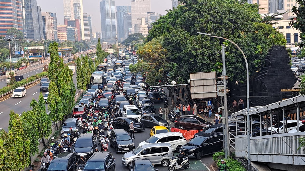 Jam Pulang Kerja Jadi Biang Macet di Jakarta