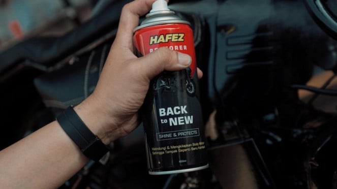 Gak Perlu Repot dan Bayar Mahal Bikin Tampilan Motor Seperti Baru, Begini Caranya