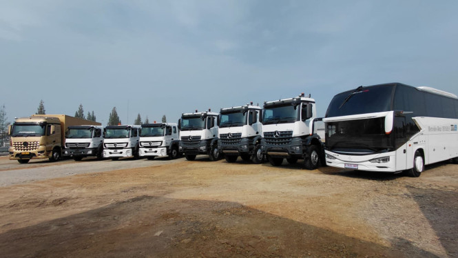 Mercedes, Bus dan Truk Mercedes Kini Dirakit di Indonesia