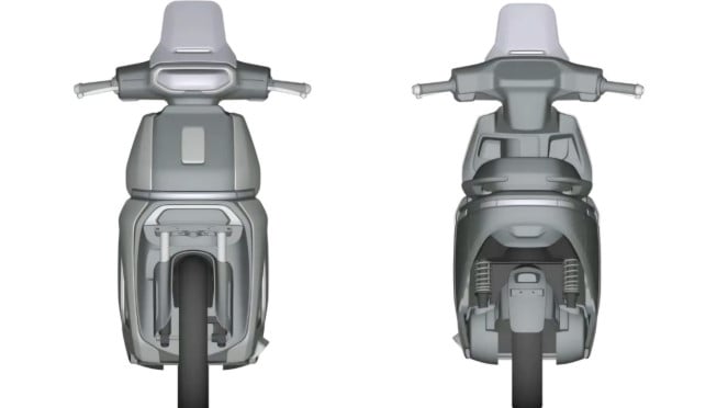 TVS Patenkan Desain Skuter Listrik Baru di Indonesia
