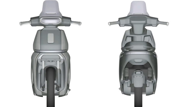 TVS Patenkan Desain Skuter Listrik Baru di Indonesia