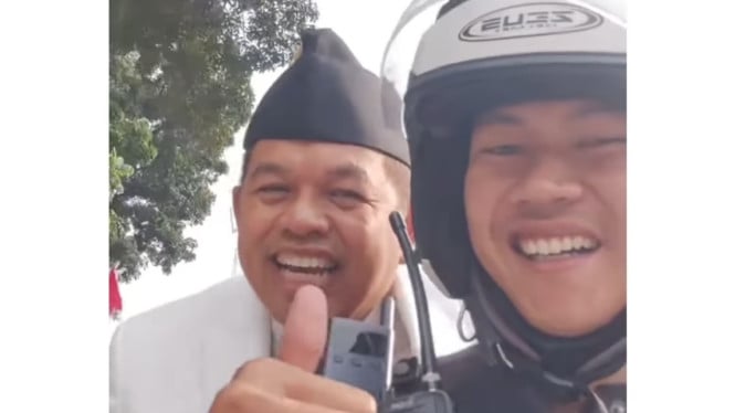 Denda yang Dibayar Patwal Dishub Setelah Ditilang Karena Boncengin Dedi Mulyadi