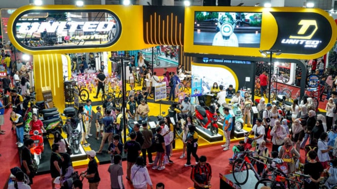 Dua Sepeda Listrik Baru United Mengaspal di Jakarta Fair 2025