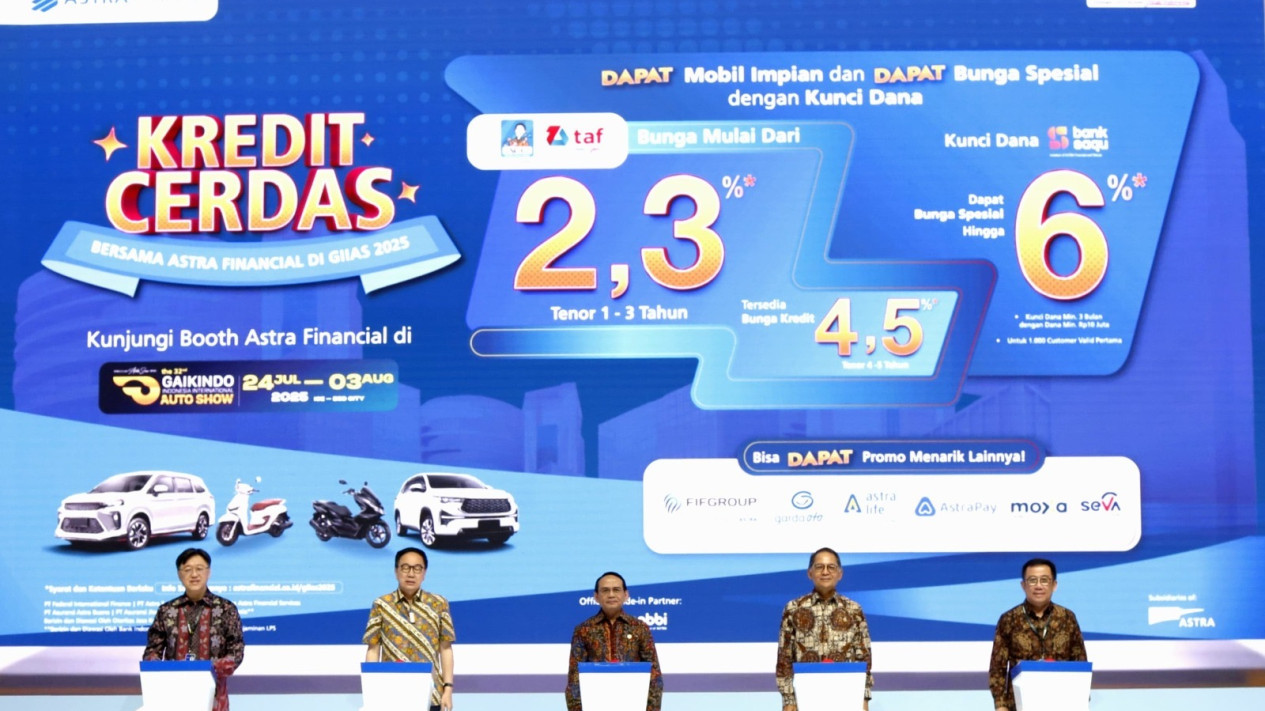Astra Financial Banjir Promo di GIIAS 2025, Kredit Mobil Bisa Dapat Cashback Jutaan