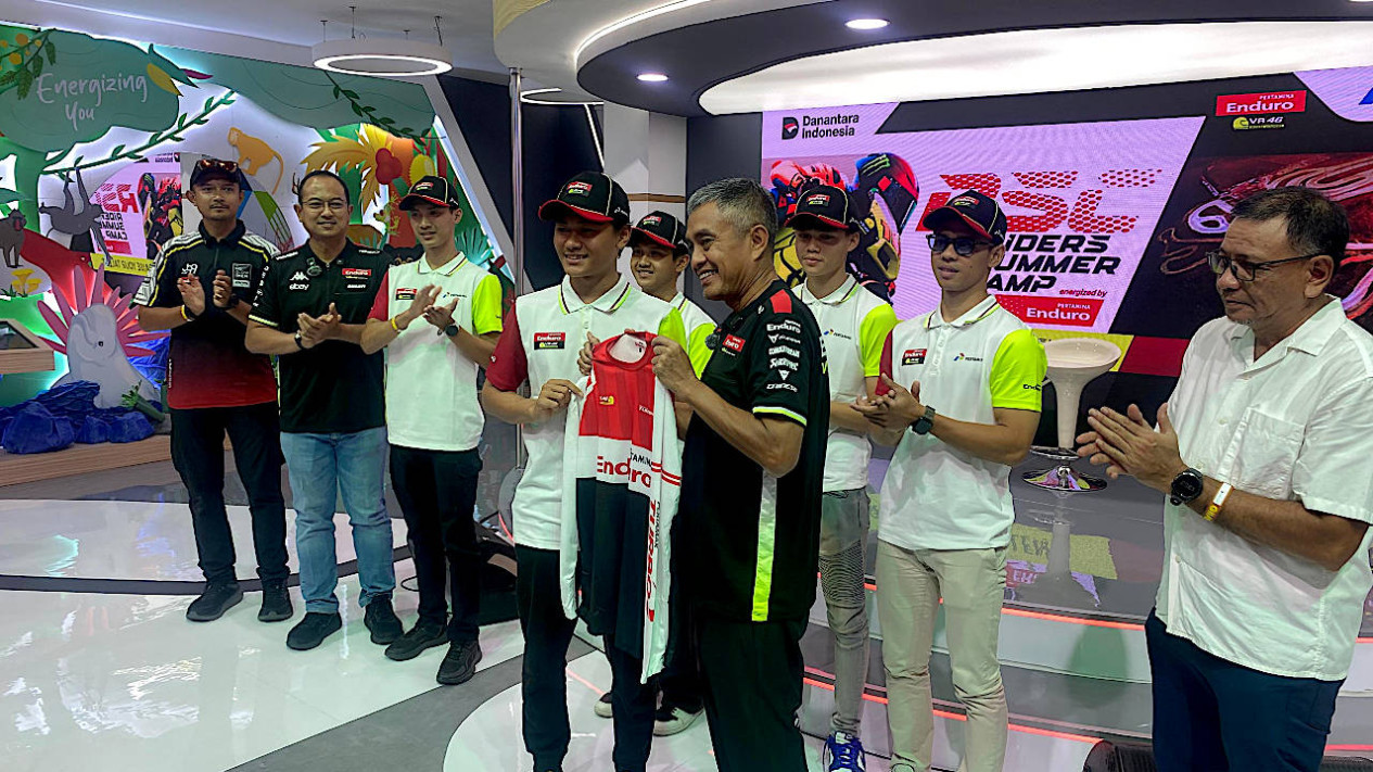 Valentino Rossi, Pertamina Enduro Kirim Pembalap Muda ke Akademi Valentino Rossi