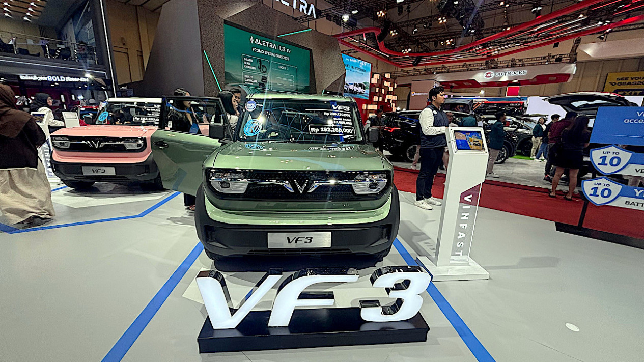 Empat Mobil Listrik Rp100 Jutaan Unjuk Gigi di GIIAS 2025