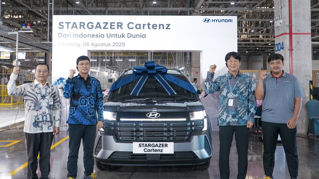 Resmi Dirakit di Cikarang, Hyundai Stargazer Cartenz Siap Tembus Pasar Ekspor