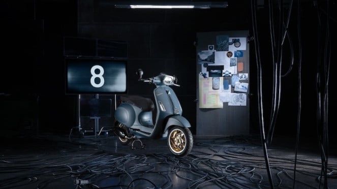 Vespa Officina 8 Meluncur di RI, Segini Harganya