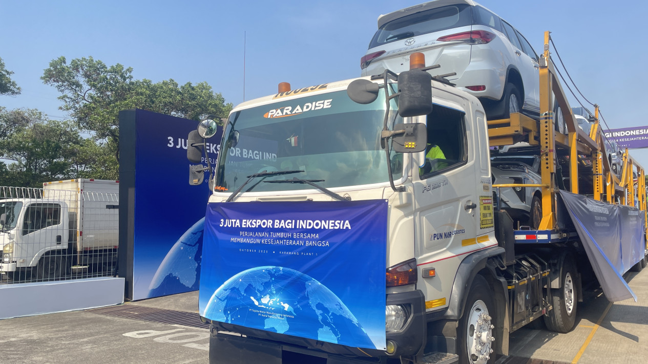Toyota, Toyota Cetak Sejarah, Ekspor Mobil dari Indonesia Tembus 3 Juta Unit
