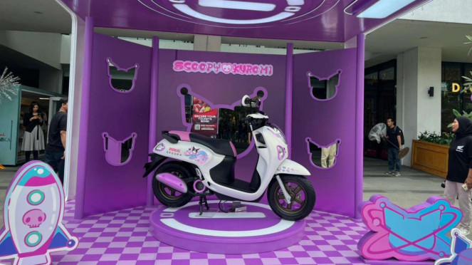 Scoopy x Kuromi, Sentuhan Imut dan Lucu di Roda Dua
