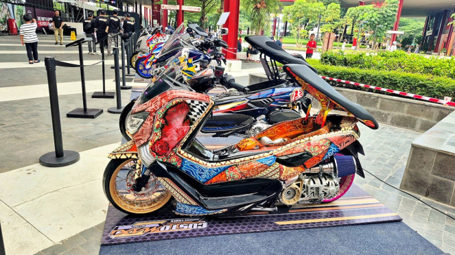 NMAX Batik dan XMAX Airbrush Daijiro Kato Menang di CustoMAXI 2025 BSD
