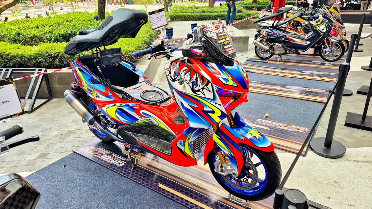 NMAX Batik dan XMAX Airbrush Daijiro Kato Menang di CustoMAXI 2025 BSD