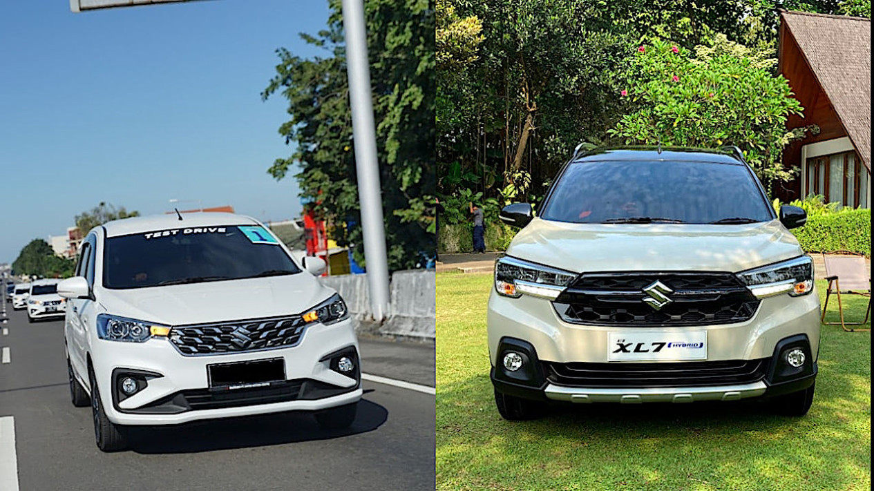 Suzuki , Suzuki XL7, Suzuki Ertiga, Selisih Hanya Rp100 Ribu, Mending Beli Suzuki Ertiga Hybrid atau XL7 Hybrid