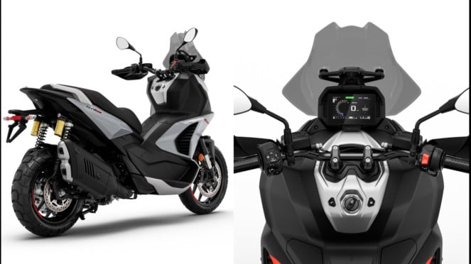 Aprilia Luncurkan Skuter Matik Brutal