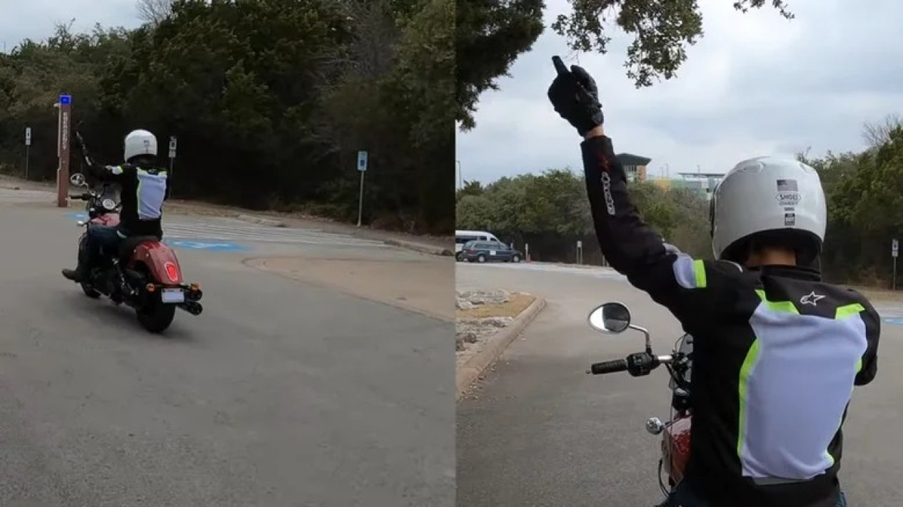 5 Isyarat Tangan Pengendara Motor yang Jarang Diketahui