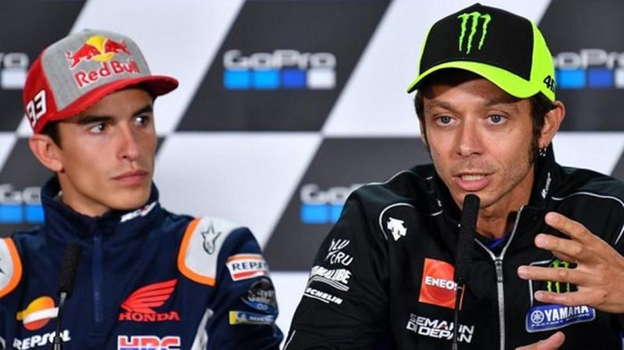 Valentino Rossi, Marc Marquez, Marquez, Motor Bekas Valentino Rossi dan Marc Marquez Disita FBI