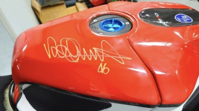 Cerita di Balik Motor Cadangan Valentino Rossi di Mandalika