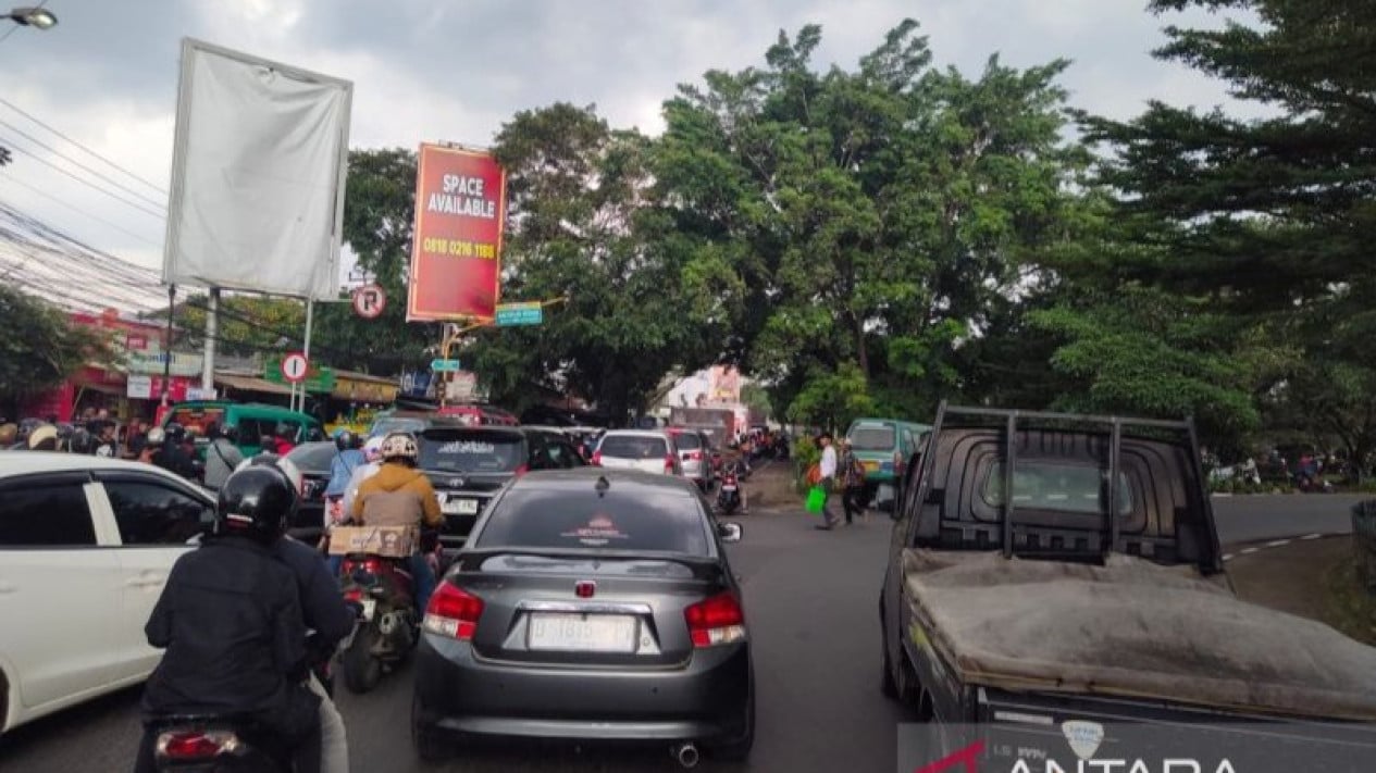Lalu Lintas Bandung Mulai Padat di Hari Kedua Lebaran