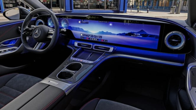 Mercedes Tampilkan Interior C-Class Listrik, Fitur Ini Jadi Sorotan Utama