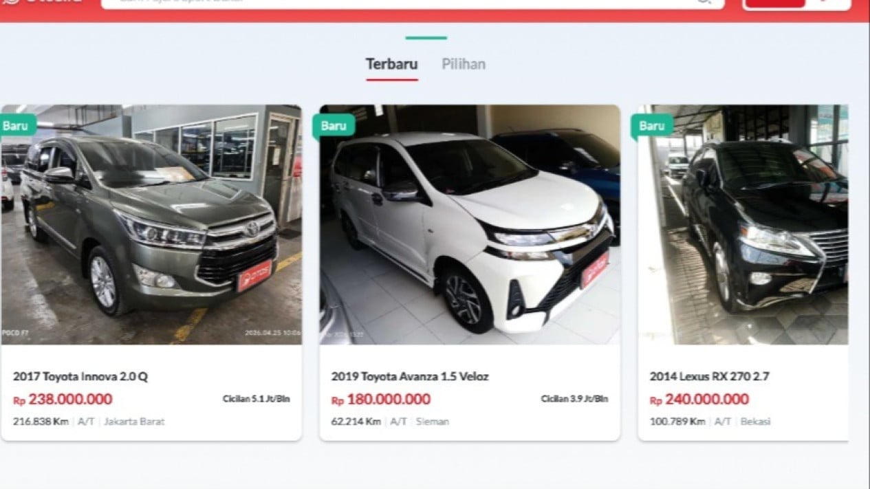 Beli Mobil Bekas Nggak Perlu Ribet Keliling Diler