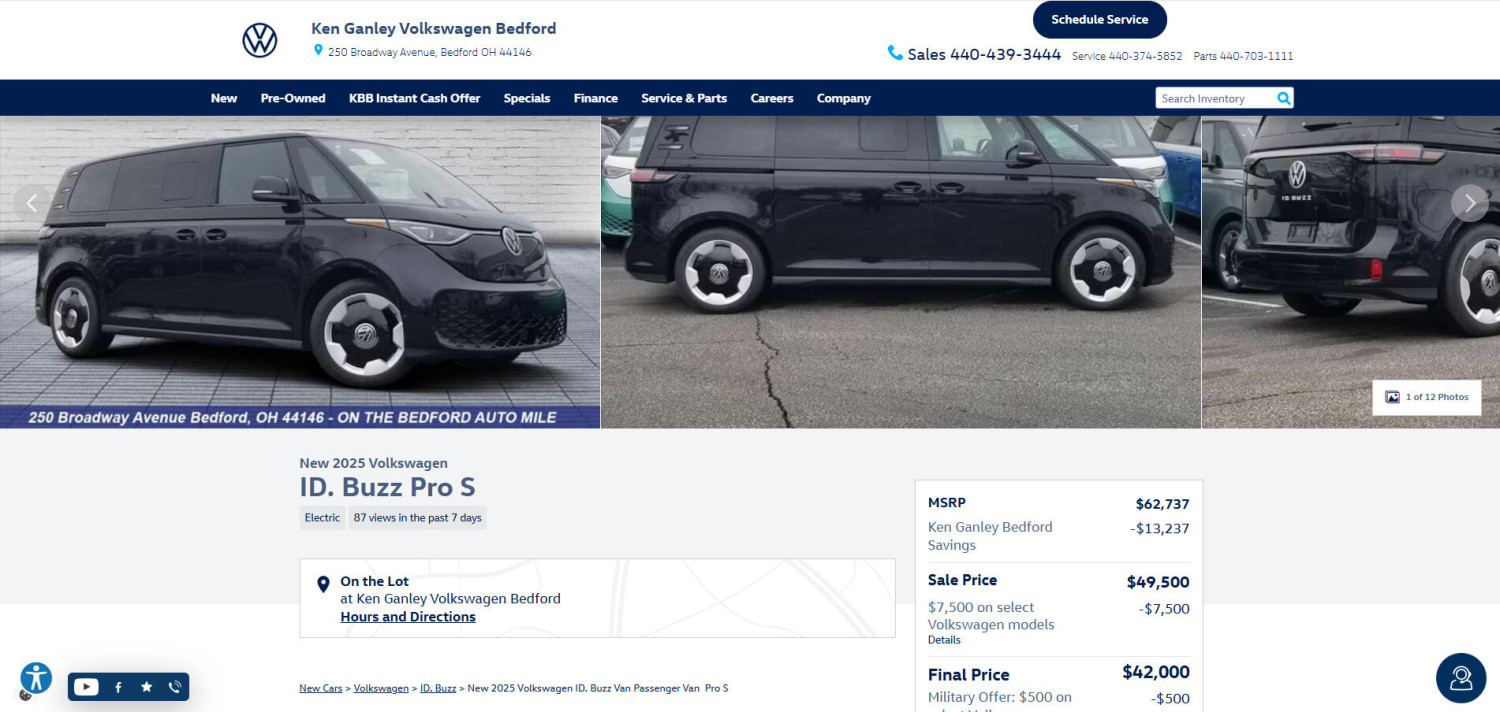 VW’s ID. Buzz Went From $35,000 Markups To $20,000 Discounts