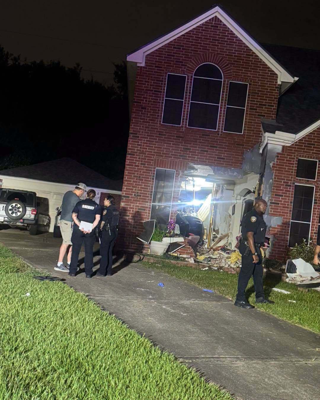 A Tesla Allegedly On Driver-Assist Tore Through A Texas Home, Killing A Woman